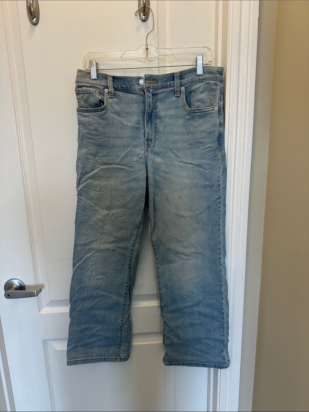 Banana Republic Light Wash Bootcut Women’s Jeans High Rise Cropped 29/8